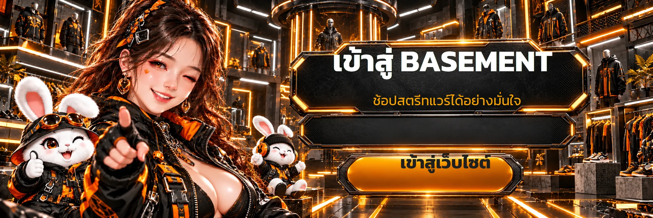 ทางเข้า BASEMENT เว็บไซต์เสื้อผ้าสตรีท