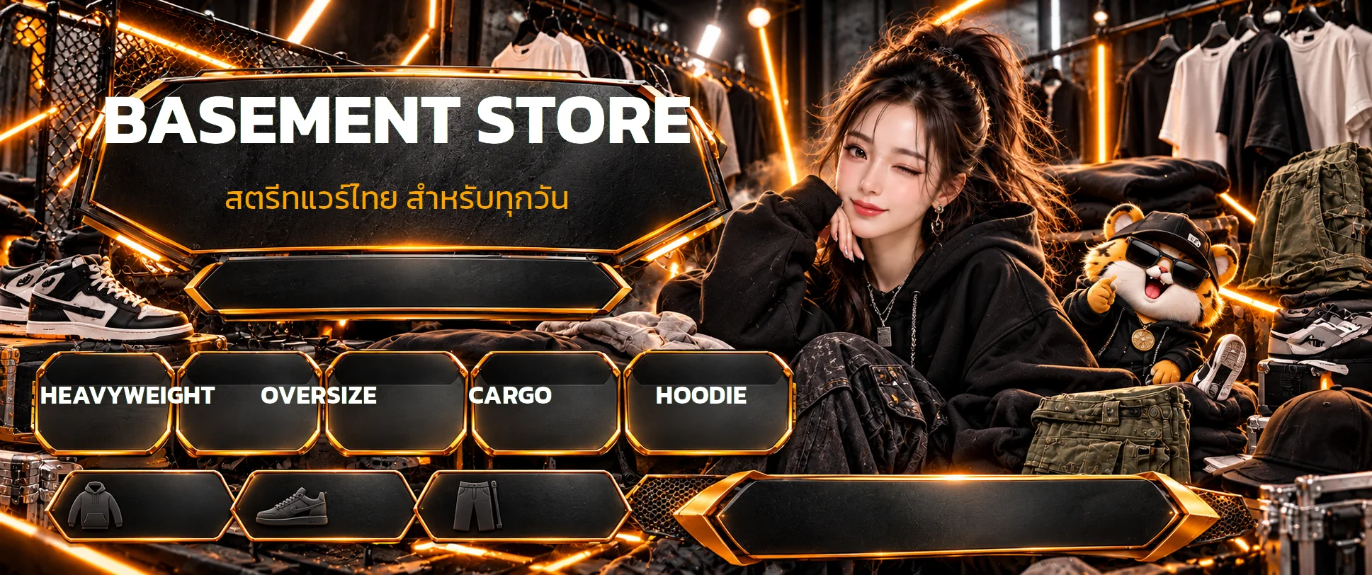 BASEMENT STORE ร้านเสื้อผ้าสตรีทออนไลน์